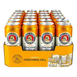 Netto Marken-Discount Paulaner Münchner Hell 4,9 % vol 0,5 Liter Dose, 24er Pack Angebot