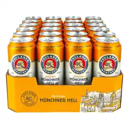Netto Marken-Discount Paulaner Münchner Hell 4,9 % vol 0,5 Liter Dose, 24er Pack Angebot