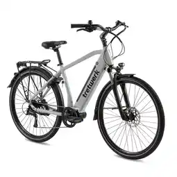 Netto Marken-Discount Tretwerk Sonic Pedelec 28 Zoll E Bike Trekkingrad 160 - 180 cm Elektrofahrrad Trekking 8 Gänge grau Angebot