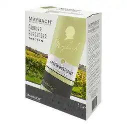 Netto Marken-Discount Maybach Grauer Burgunder trocken 12,9 % vol 3 Liter Bag in Box Angebot
