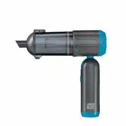 Netto Marken-Discount Lichterblitz Akku-Handstaubsauger 7,4V grau/blau Angebot