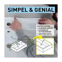 Netto Marken-Discount ee zee Silikon-Fugenband 1300mm weiß Angebot