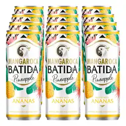 Netto Marken-Discount Mangaroca Batida Pineapple 10,0 % vol 0,25 Liter Dose, 12er Pack Angebot