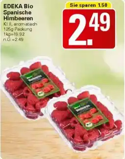WEZ EDEKA BIO Spanische Himbeeren Angebot