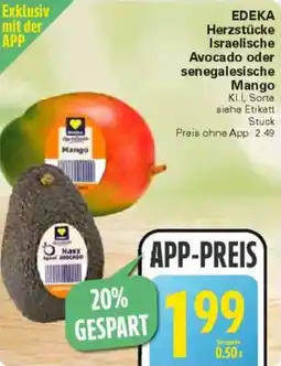 WEZ EDEKA Herzstücke Israelische Avocado oder senegalesische Mango Angebot