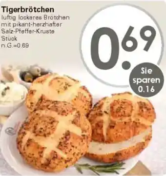 WEZ Tigerbrötchen Angebot