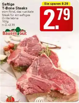 WEZ Bauern Gut Saftige T-Bone Steaks Angebot