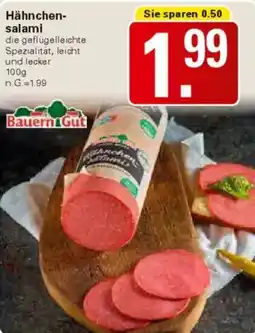 WEZ Bauern Gut Hähnchensalami Angebot