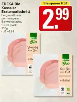 WEZ EDEKA Bio Kasseler Bratenaufschnitt Angebot