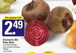 WEZ Deutsche Bio Rote Bete Angebot
