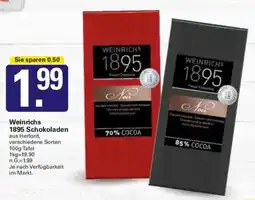 WEZ Weinrichs 1895 Schokoladen Angebot