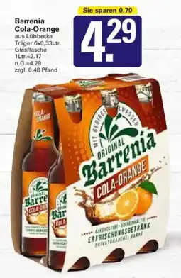 WEZ Barrenia Cola-Orange Angebot