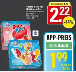 WEZ Nestlé Schöller Multipack-Eis Angebot