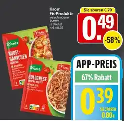 WEZ Knorr Fix-Produkte Angebot