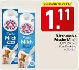 WEZ Bärenmarke Frische Milch Angebot