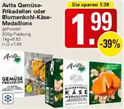 WEZ Avita Gemüse Frikadellen oder Blumenkohl-Käse Medaillons Angebot