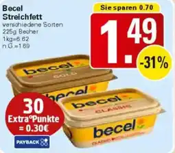 WEZ Becel Streichfett Angebot