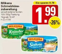 WEZ Milkana Schmelzkäsezubereitung Angebot
