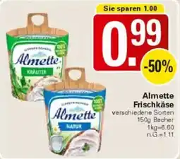 WEZ Almette Frischkäse Angebot