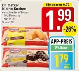 WEZ Dr. Oetker Kleine Kuchen Angebot