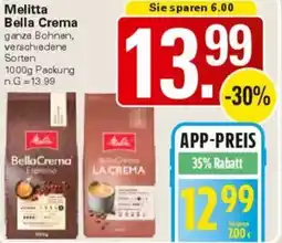 WEZ Melitta Bella Crema Angebot