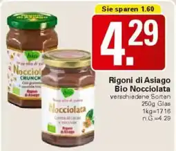 WEZ Rigoni di Asiago Bio Nocciolata Angebot