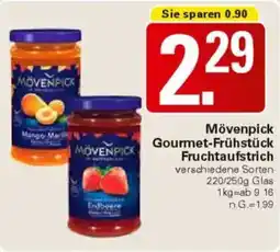WEZ Mövenpick Gourmet-Frühstück Fruchtaufstrich Angebot