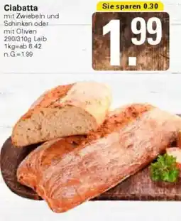 WEZ Ciabatta Angebot