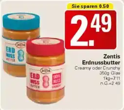 WEZ Zentis Erdnussbutter Angebot
