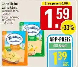 WEZ Landliebe Landkäse Angebot