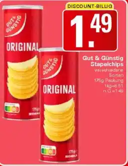 WEZ Gut & Günstig Stapelchips Angebot