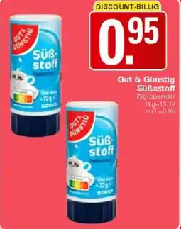 WEZ Gut & Günstig Süßsstoff Angebot