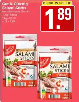 WEZ Gut & Günstig Salami Sticks Angebot