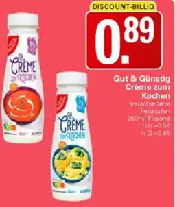 WEZ Gut & Günstig Créme zum Angebot