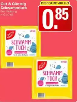 WEZ Gut & Günstig Schwammtuch Angebot