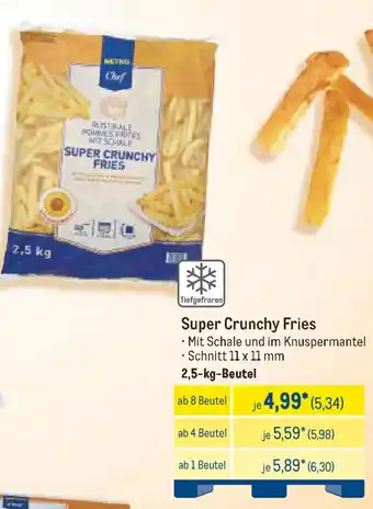 METRO METRO Chef Super Crunchy Fries Angebot