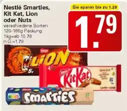 WEZ Nestlé Smarties, Kit Kat, Lion oder Nuts Angebot