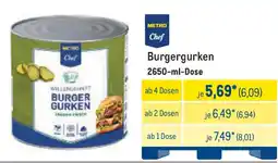 METRO METRO Chef Burgergurken Angebot