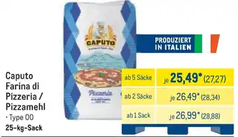 METRO Caputo Farina di Pizzeria / Pizzamehl Angebot