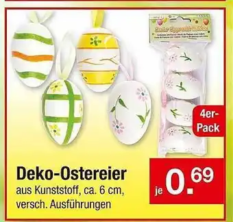 Zimmermann Deko Ostereier Angebot