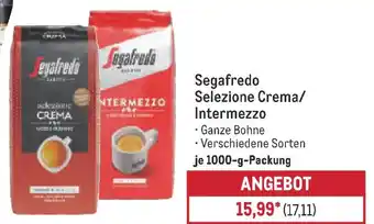 METRO Segafredo Selezione Crema/ Intermezzo Angebot