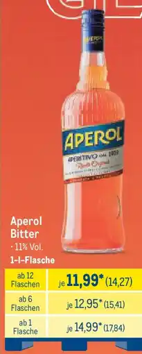 METRO Aperol Bitter Angebot
