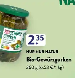 Aldi Süd Bio-Gewürzgurken Angebot