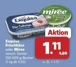 Combi Exquisa Frischkäse oder Miree Angebot