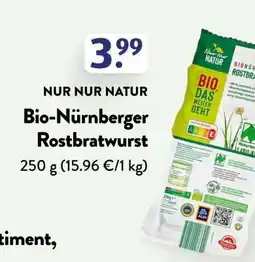 Aldi Süd Bio-Nürnberger Rostbratwurst Angebot