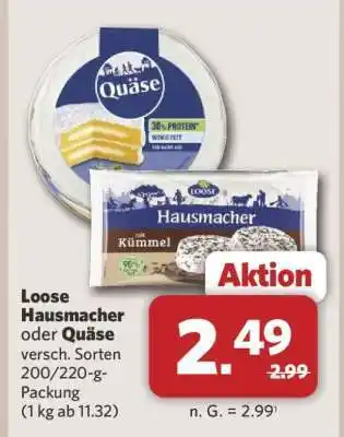 Combi Loose Hausmacher oder Quäse Angebot