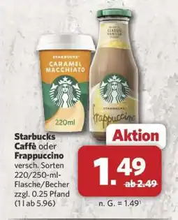 Combi Starbucks Caffè oder Frappuccino Angebot