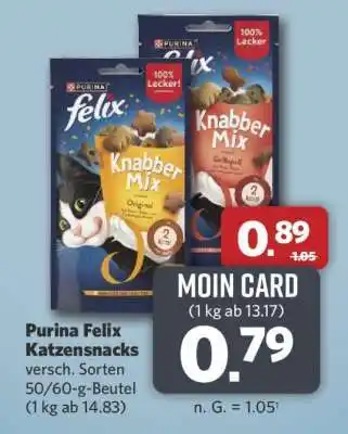 Combi Purina Felix Katzensnacks Angebot