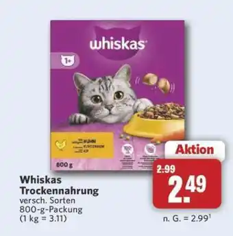 Combi Whiskas Trockennahrung Angebot