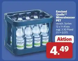 Combi Emsland Quelle Mineralwasser PET Angebot